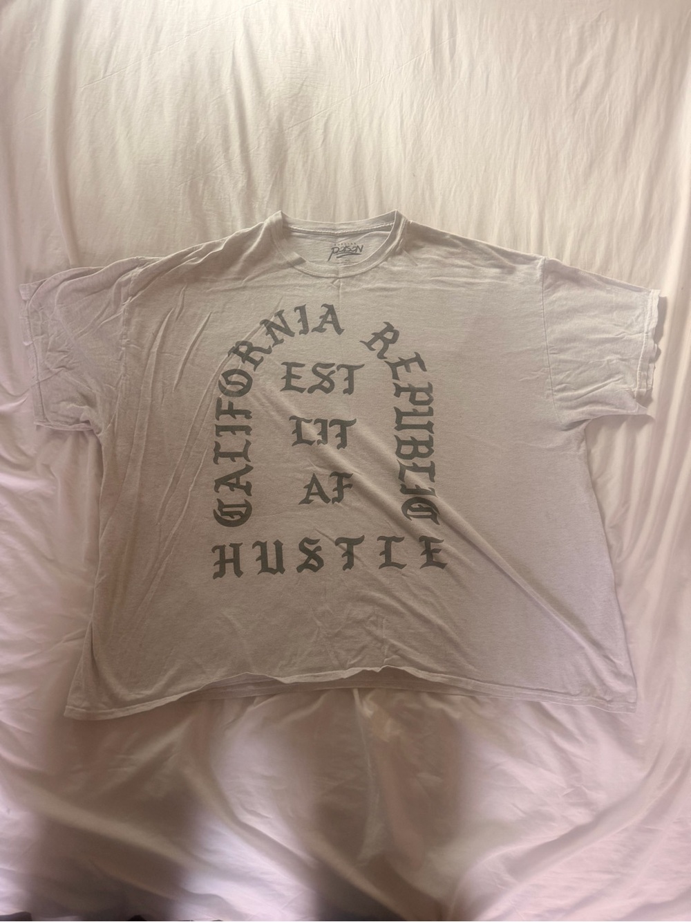 California Republic Graphic Short Sleeve Tee - Pale Gray